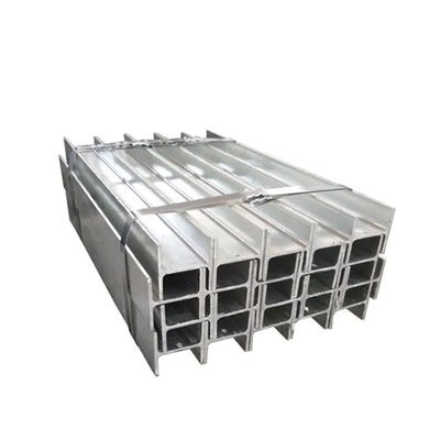 Ancho de red personalizable 12m longitud de acero al carbono laminado en caliente viga universal para la construcción de estructuras