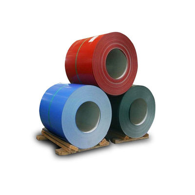 Servicio de corte 700-1200MM Ancho bobina de acero recubierta en color galvanizado en frío bobina PPGI/PPGL para patrón en relieve y 275GSM